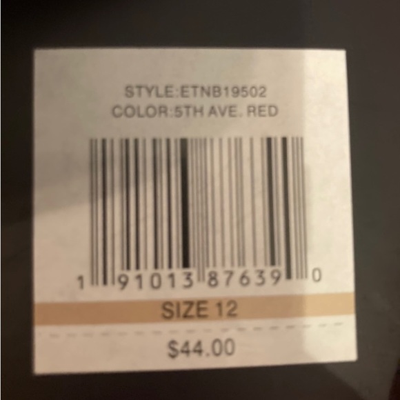 NWT Ellen Tracy Red Bikini Bottoms - Size 12 - Picture 8 of 8